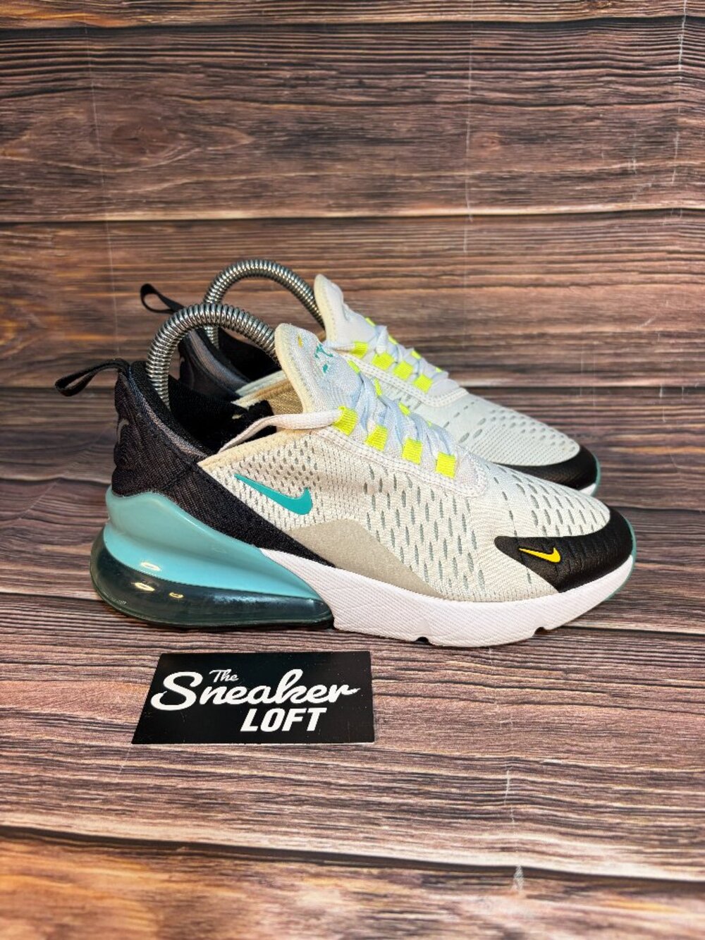 Nike Air Max 270 Hyper‎ Jade White Women's Athletic Shoes Size 6